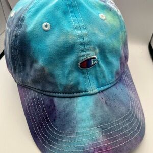 Champion Tie-Dye Cap - Blue and Purple